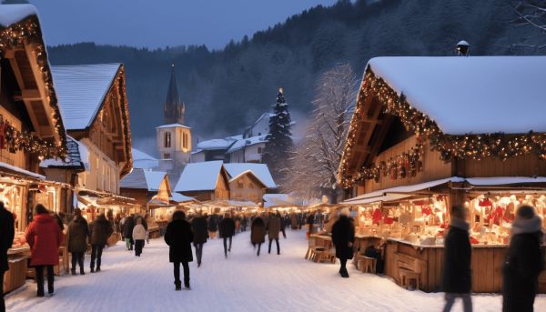 Vivez l’enchantement des marchés de Noël en Haute-Savoie